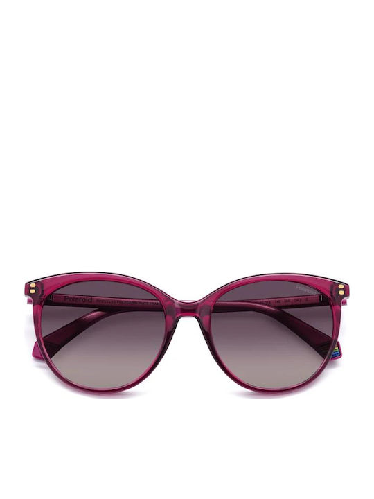 Polaroid Feminini Ochelari de soare cu Roz Cadru și Violet Degrade Lentilă PLD6231/S QHO/JR