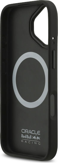 Red Bull Meshed Red Ring And Metal Buttons Magsafe Back Cover Metallic Navy Blue (iPhone 17)