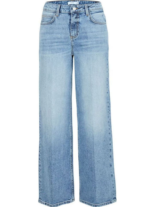 High Waist Women's Jean Trousers Light Blue, Blue Denim