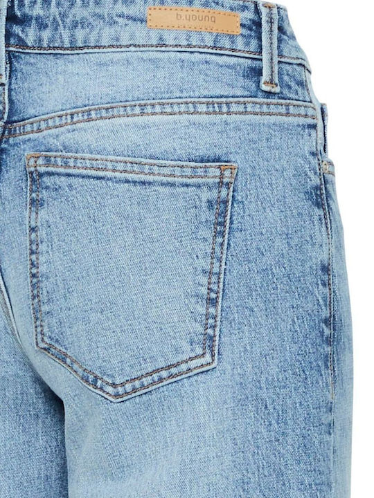 High Waist Women's Jean Trousers Light Blue, Blue Denim