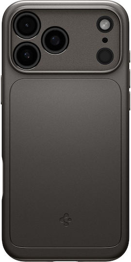 Spigen Thin Fit MagSafe Back Cover Plastic / Silicone 1.55mm Gunmetal (iPhone 17 Pro Max)