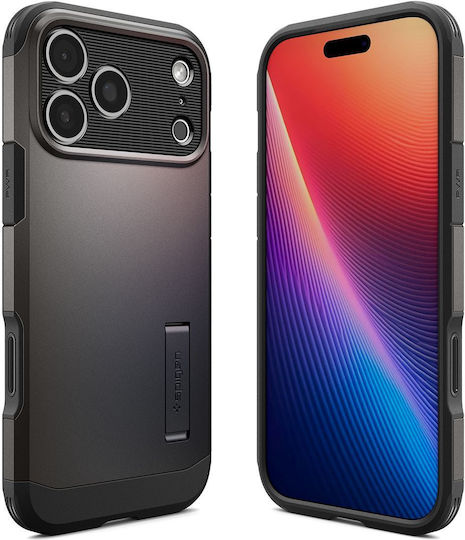 Spigen Tough Armor T MagSafe Back Cover Plastic / Silicone 1.2mm Gray (iPhone 17 Pro Max)