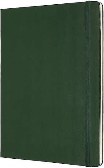 Cover Σημειωματάριο Bullet με Λευκές Σελίδες με Λάστιχο Πράσινο