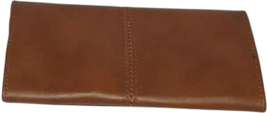 Gk Shoes Gk Shoes Künstliches Leder Tabaktasche Braun mit Magnetverschluss 15x8cm
