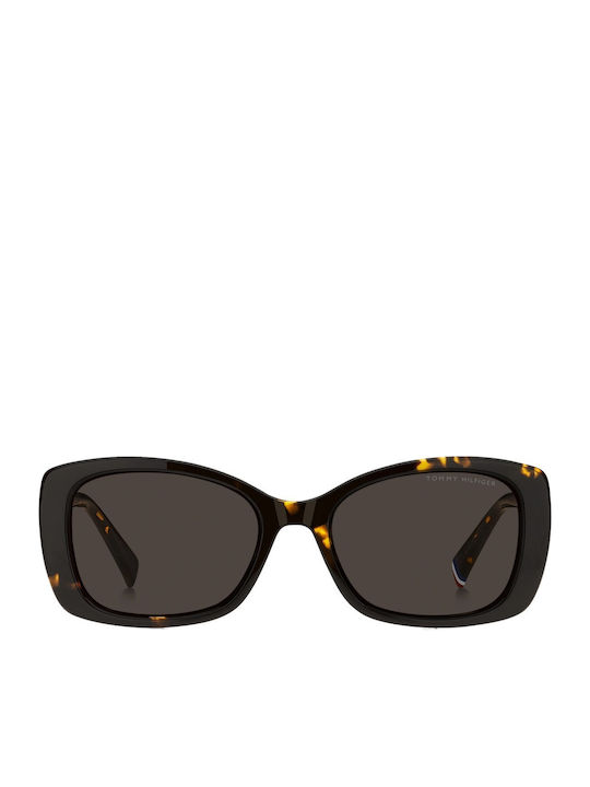 Tommy Hilfiger Feminini Ochelari de soare cu Maro Tortoise Cadru și Maro Lentilă TH2225/S 086/70