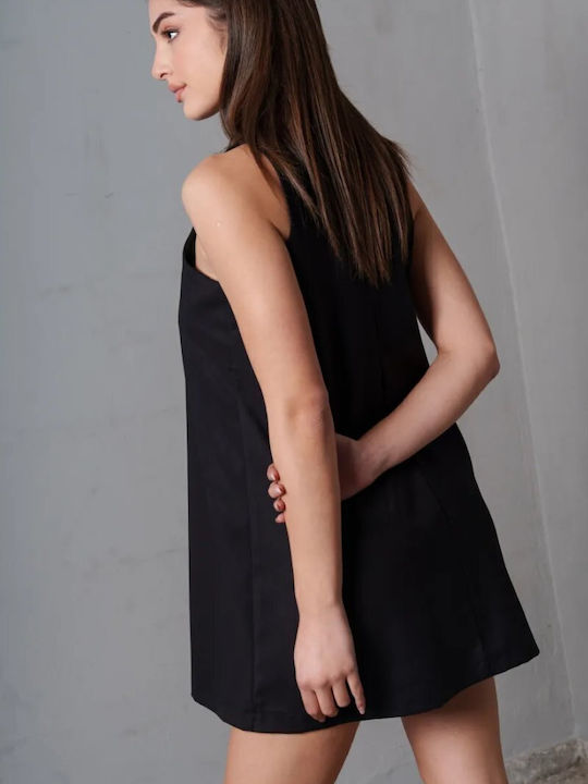Summer Mini Evening Dress Black