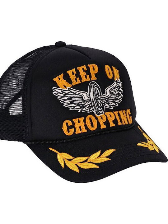Keep On Chopping Trucker Cap Schwarz
