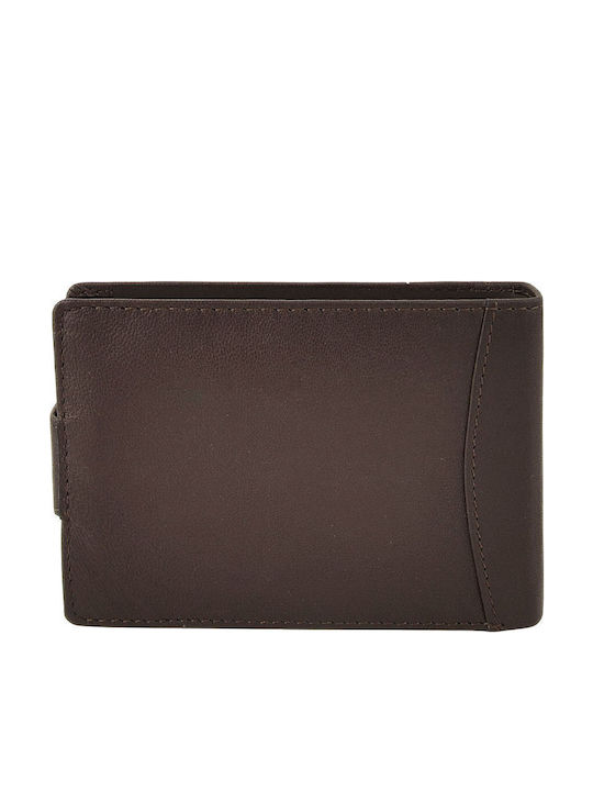 Men's Wallet Travel with RFID Brown