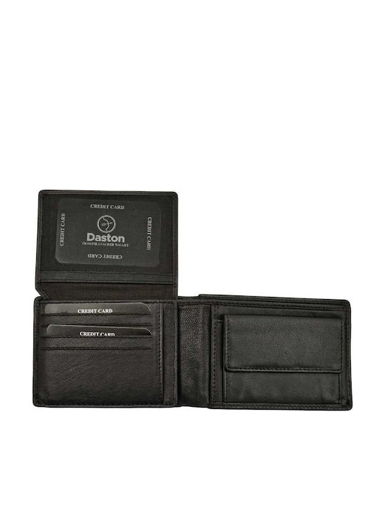 Leather Men's Wallet Classic with RFID Black