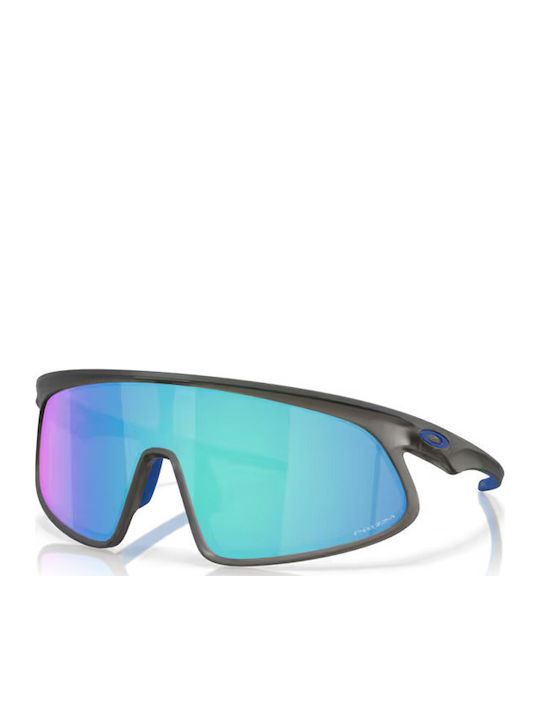 Oakley Rslv Unisex Sunglasses with Gray Frame and Gray Lens