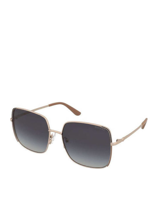 Guess Damentragen Sonnenbrillen mit Schwarzem Metallrahmen und Grau Verlaufsfarbe Gläser GU00194 32B