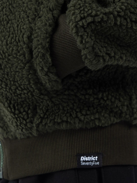 Kids Cardigan Fleece Khaki