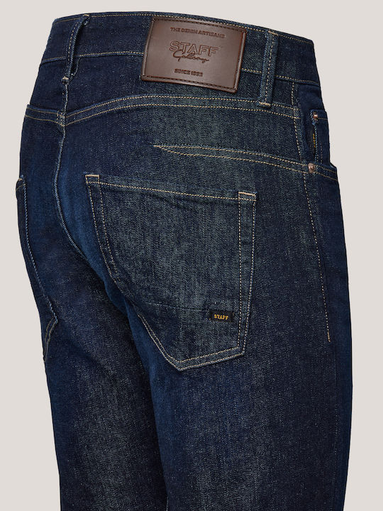 Simon Pantalon De Blugi Pentru Bărbați Cu Fit Slim Albastru