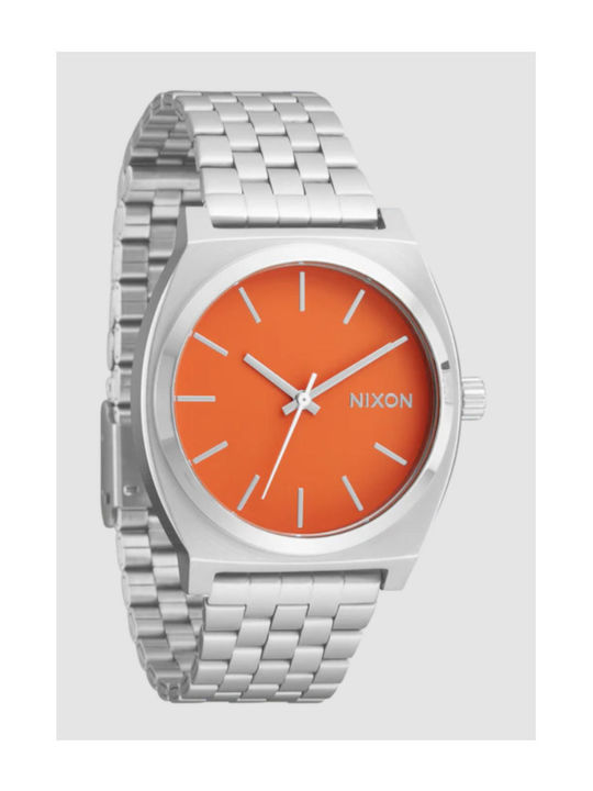 Nixon Time Teller Ρολόι Μπαταρίας με Μεταλλικό Μπρασελέ