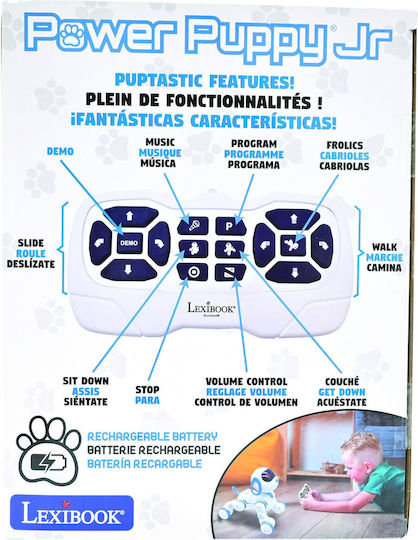 Lexibook Power Puppy Joc Electronic Robotic Pentru Vârsta 4+ Ani