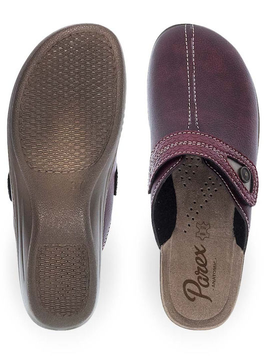 Winter Women's Slippers Burgundy