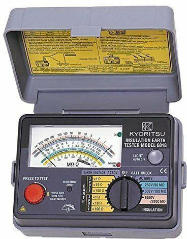 Kyoritsu 6018f Composite Instrument Insulation Earth Resistance Earth Voltage AC Voltage Testing