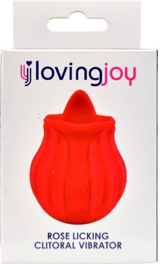 Loving Joy Rose Mini Κλειτοριδικός Δονητής 8cm Κόκκινος