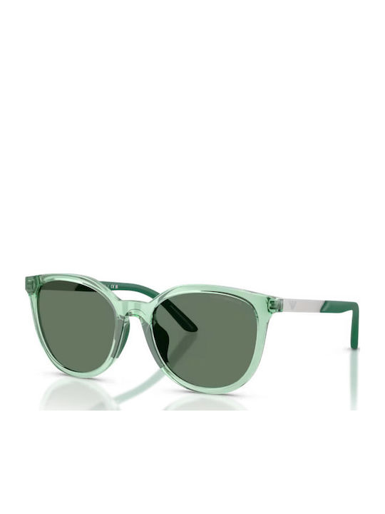 Emporio Armani Quadratische Kinder-Sonnenbrillen Grüne