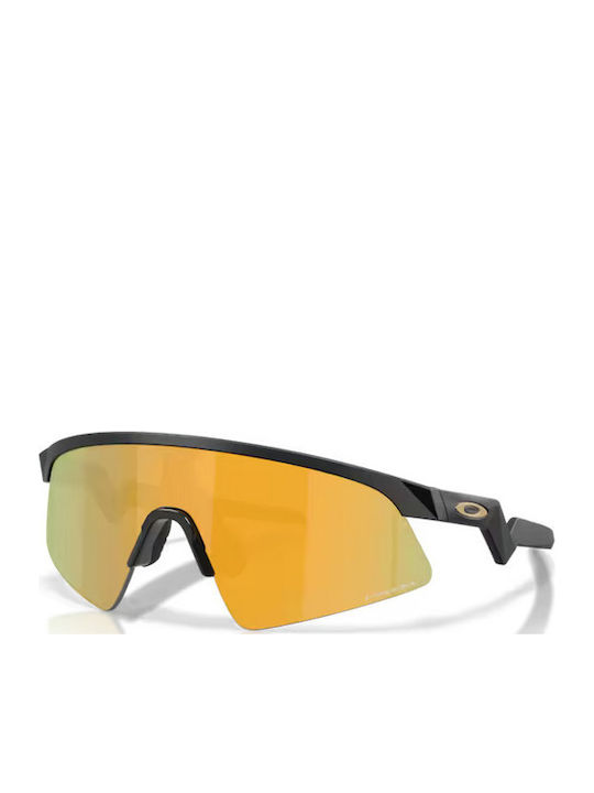 Oakley Resistor Polarisiert Kinder-Sonnenbrillen Schwarz für 7-11 Jahre