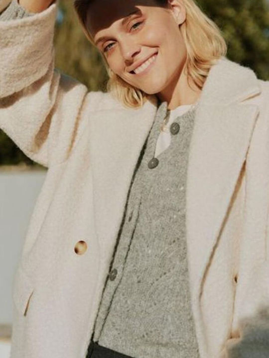 Women's Ecru Peacoat