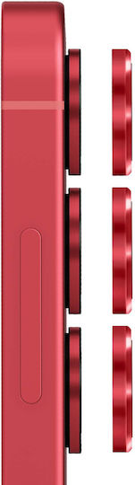 Forcell Camera Protection Tempered Glass Red for the Samsung Galaxy S25