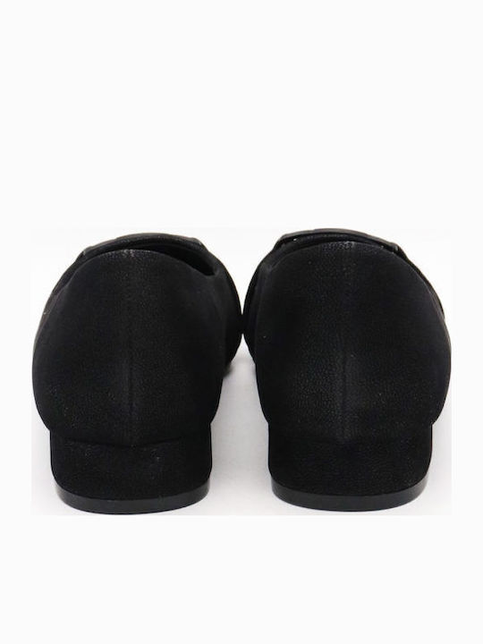 Fabric Ballerinas Black