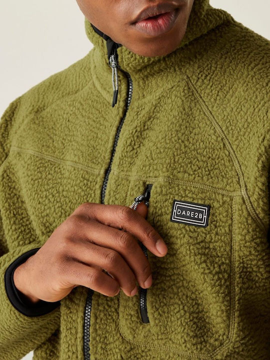 Ανδρική Ζακέτα Fleece Olive Green