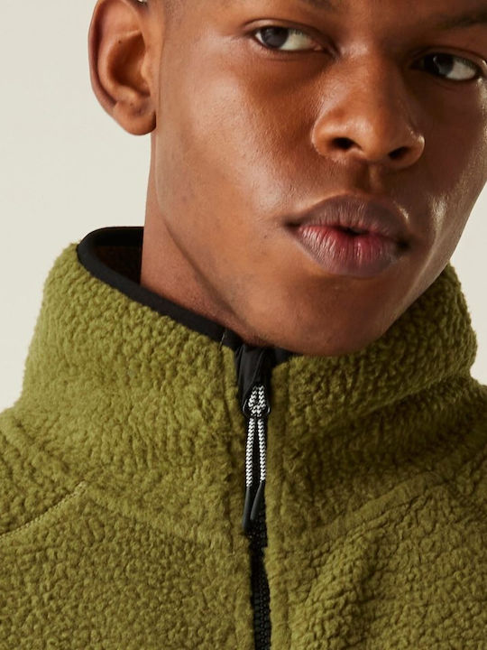 Ανδρική Ζακέτα Fleece Olive Green