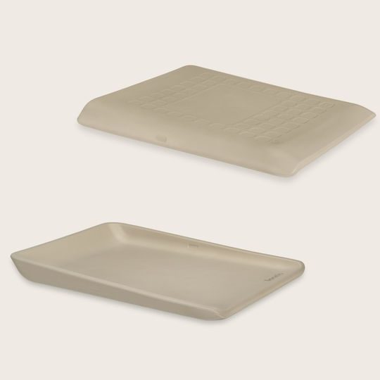 Lionelo Σκληρή Αλλαξιέρα από Πλαστικό Beige Sand 70x50cm