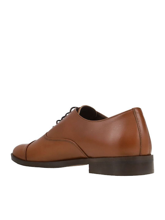 Men's Leather Oxfords Tabac Brown