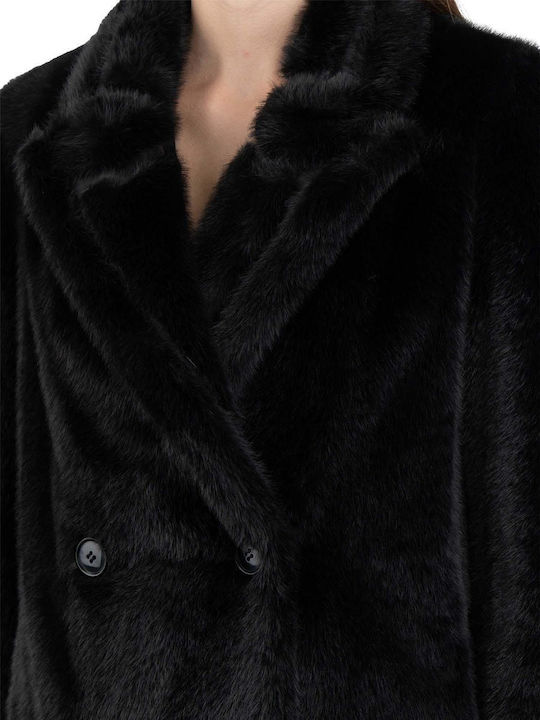 Women's Short Fur Black