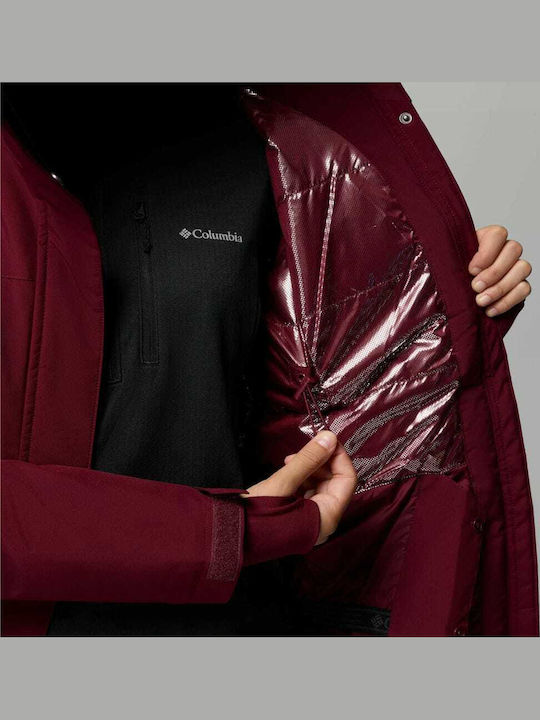 Columbia Ava Alpine Ii Insulated Women's Ski & Snowboard Jacket Burgundy 2085831-624