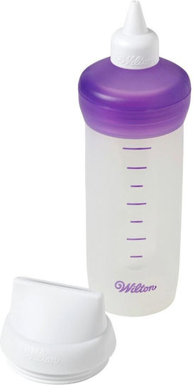 Transparent Dispenser Bottle 2 Caps Wilton