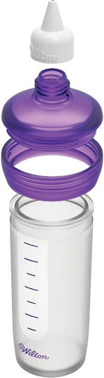 Transparent Dispenser Bottle 2 Caps Wilton