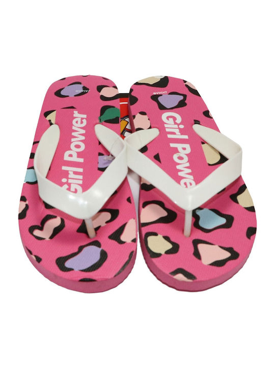 Kinder Flip Flops Fuchsie Power