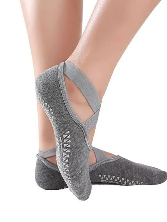 Șosete Yoga & Pilates Antiderapante Design Gri Yoga