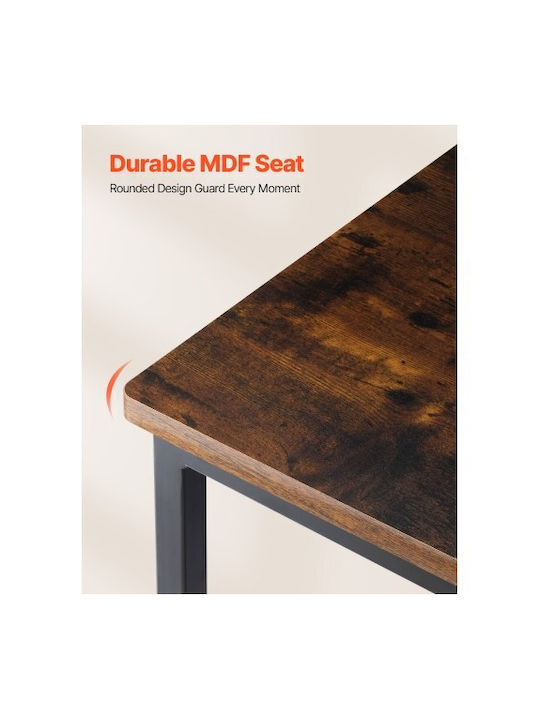 Scaune Sala de mese Lemn Brown, Black 2buc