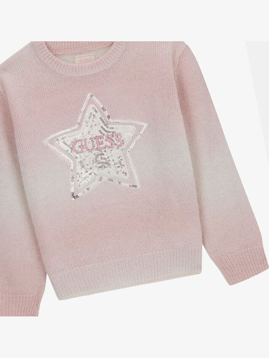 Kinderpullover Langarm Rosa