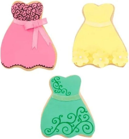 Cake Cutter Set Bells Heart Clothes Wilton