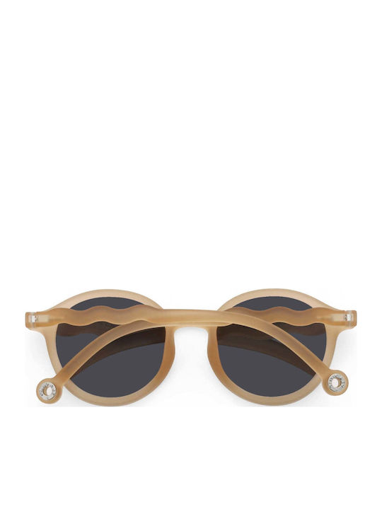 Olivio & Co Classic Oval Kids Sunglasses with Polarized Lenses Beige
