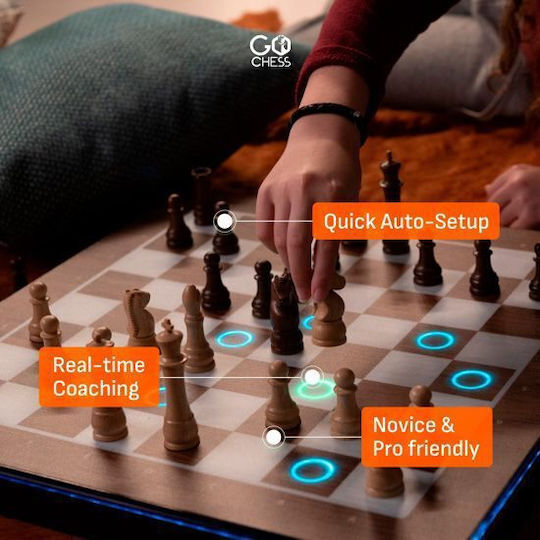 GoCube Μαγνητικό Σκάκι από Ξύλο 3.5x3.5cm