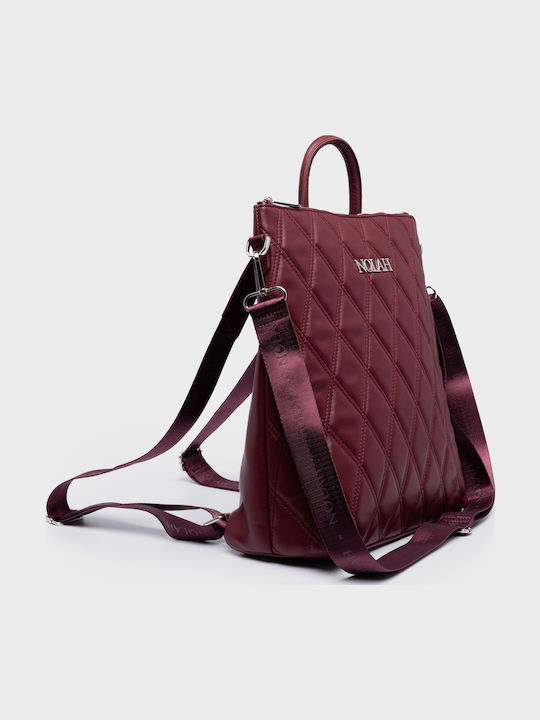 Nolah Rhode Burgundy Γυναικεία Τσάντα από Συνθετικό Δέρμα Nolah Rhode Burgundy Γυναικεία Τσάντα από Συνθετικό Δέρμα