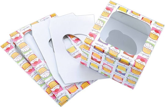 Multicolor Einweg-Lebensmittelbehälter Muffins Kuchen 3 Stück Wilton