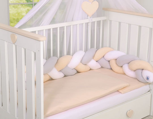 My Sweet Baby Πάντα Πλεξούδα Εσωτερική White, Grey, Beige