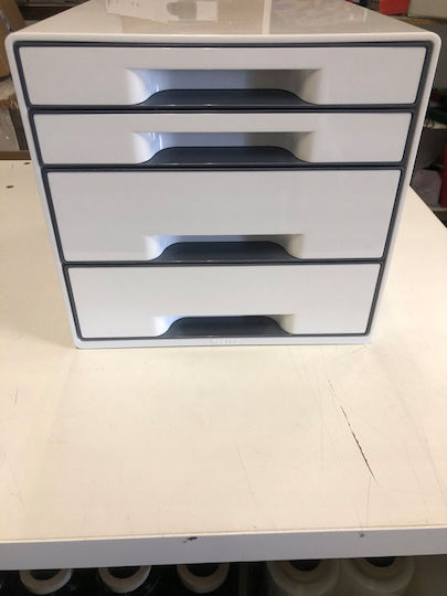Leitz Plastic Desktop Drawer 5 Positions with Lock Black