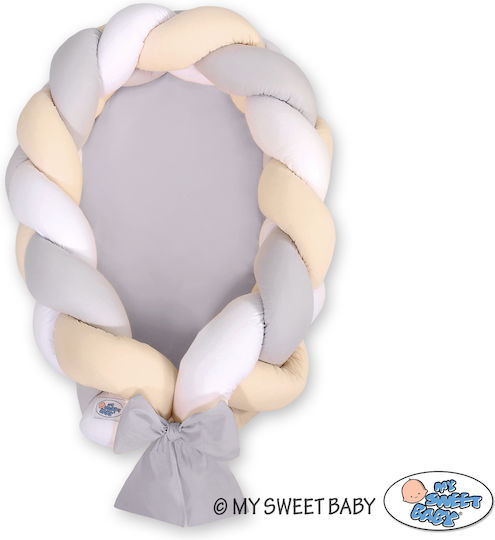 My Sweet Baby Baby Nestkissen White, Gray, Beige