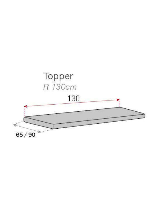 Sofazip Impermeabil Husă Elastică Scaun Cappuccino 90x220cm 1buc SZTOPCAPP