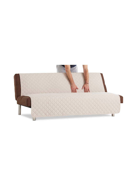 Sofazip Elastic Cover for Armchair Mint - Beige 200εκ. 1pcs SZMATFBMINTBEJ