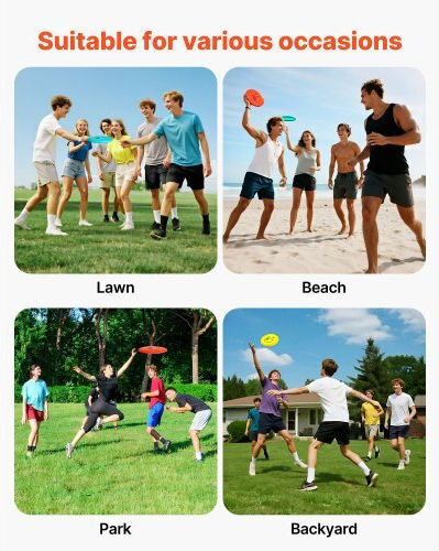 Vevor Disc Golf Set Disc Golf Starter Set 3 Pieces Flying Discs Beginners Full Body Strength Training Putter Mid-range Driver PDGA Approved Outdoor Yard Lawn Beach Park
